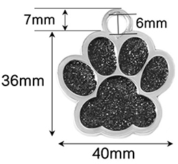 медальон лапа для собак