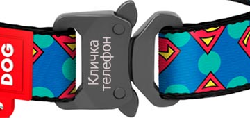 waudog superman ошейник супермен