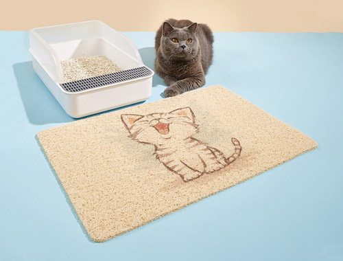 туалетний килимок уловлювач наповнювача кішок