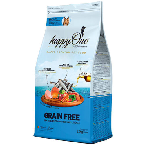 корм для собак з сардиною без зерна happyone