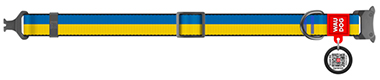waudog_ukraine_collar1 ошейник собак в виде флага Украины