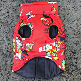 dog-vestprint-red1 куртка собак