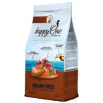 беззерновий корм для дорослих собак з ягням happyone