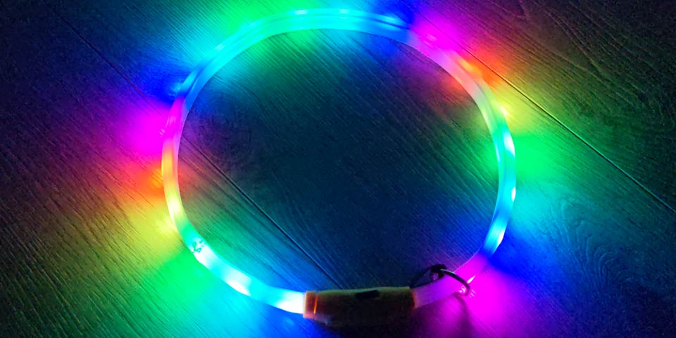 светящийся ошейник usb светящийся ошейник usb